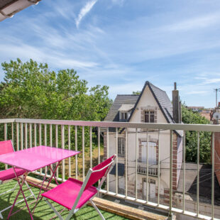 Duplex lumineux à Merlimont-Plage 2 chambres, terrasse plein sud