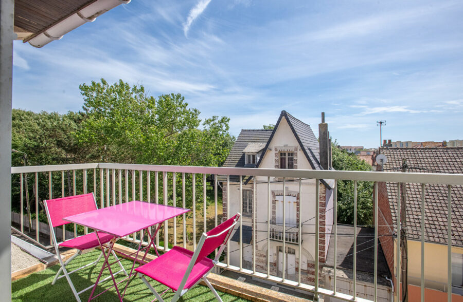 Duplex lumineux à Merlimont-Plage 2 chambres, terrasse plein sud