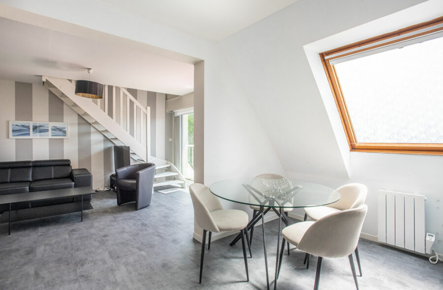 Duplex lumineux à Merlimont-Plage 2 chambres, terrasse plein sud