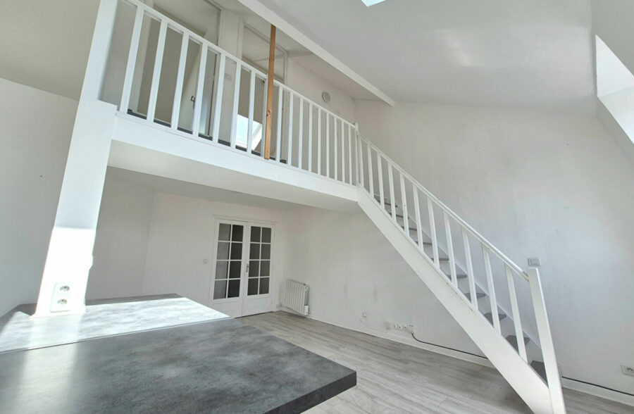 LILLE HYPERCENTRE NATIONALE : TRES BEL APPARTEMENT TYPE 4 LUMINEUX EN DUPLEX AVEC CAVE