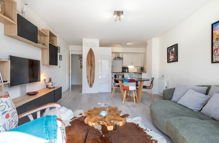 Appartement T3 entièrement meublé Stella Plage proche du Touquet.
