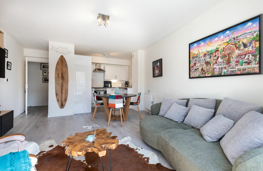 Appartement T3 entièrement meublé Stella Plage proche du Touquet.