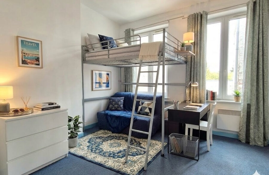 LILLE HYPERCENTRE – RUE NATIONALE : STUDIO MEUBLÉ DE 21,20M² DANS UNE PETITE COPROPRIETE