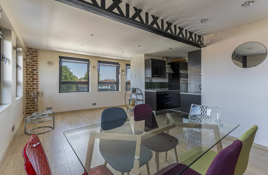 Appartement Roncq 60 m2 une chambre