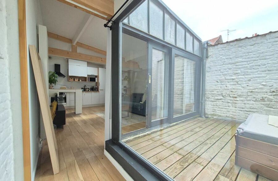 EXCLUSIVITE: LILLE GAMBETTA: Type 2 avec terrasse au calme