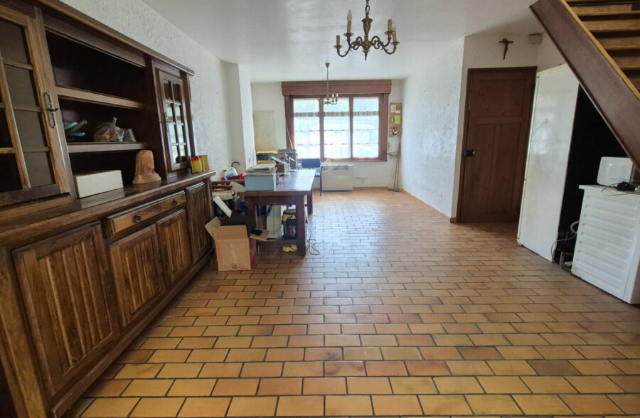 Croix, maison semi individuelle, 3 chambres + bureau, jardin