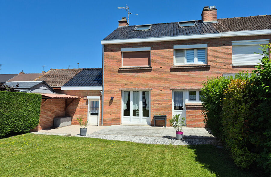 Maison Saint Andre Lez Lille , semi-mitoyenne, 4 chambres, Jardin, Garage