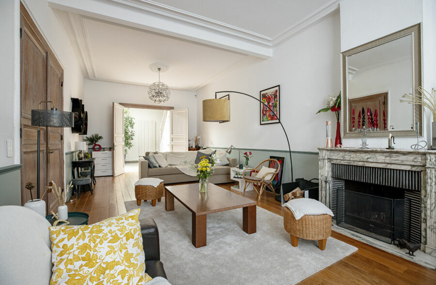Croix, maison bourgeoise 230 m², 6 chambres, jardin, garage