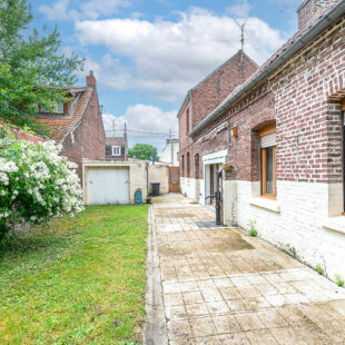 Douchy les mines individuelle 3 chambres jardin garage
