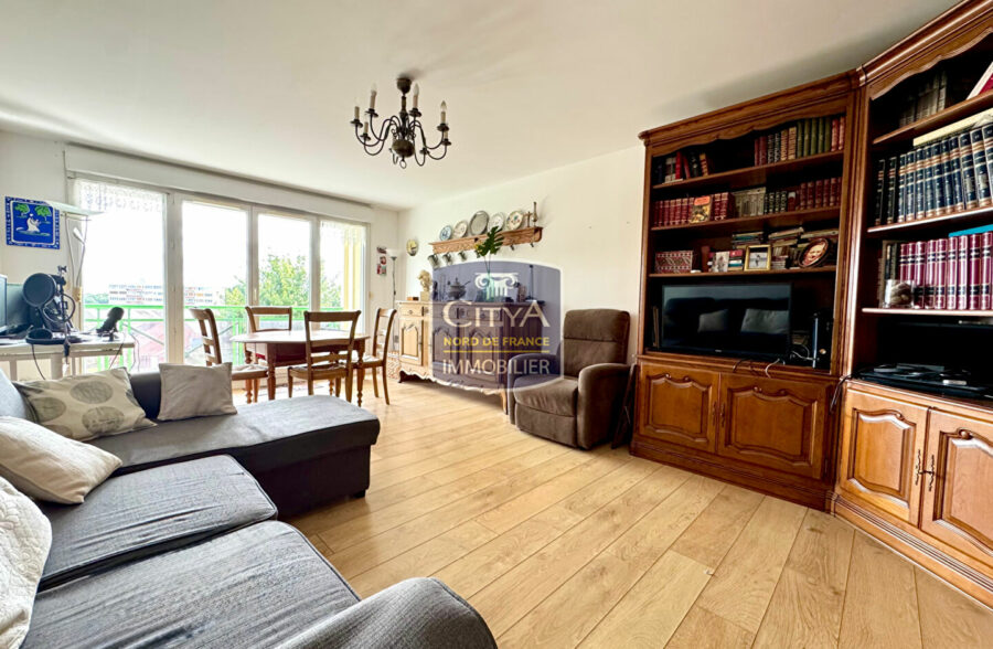 CITYA NORD DE FRANCE RONCHIN : APPARTEMENT TYPE 3 DE 71m² – 2 BALCONS – GARAGE EN SOUS-SOL – CAVE