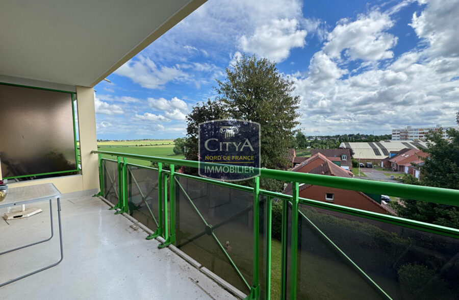 CITYA NORD DE FRANCE RONCHIN : APPARTEMENT TYPE 3 DE 71m² – 2 BALCONS – GARAGE EN SOUS-SOL – CAVE