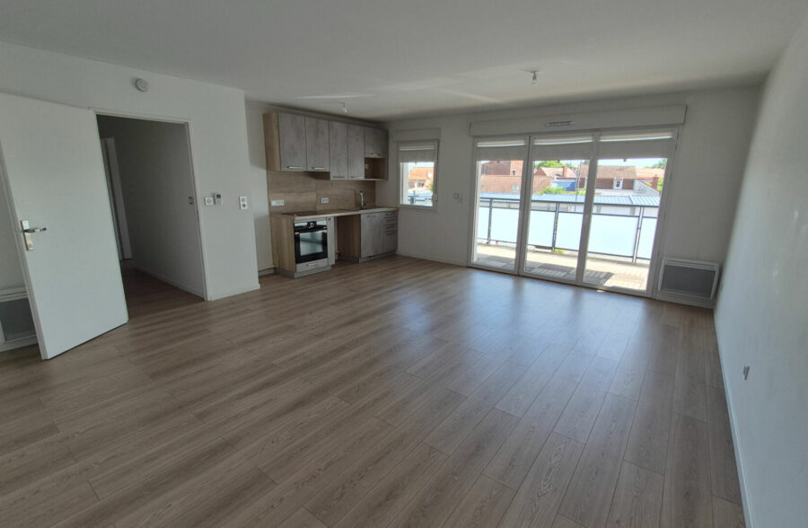Appartement Annoeullin 3 pièce(s) 66.80 m2, Balcon, Garage.