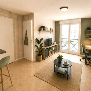 Appartement  2 pièce(s) 28.36 m2