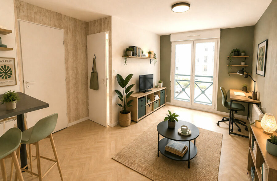 Appartement  2 pièce(s) 28.36 m2