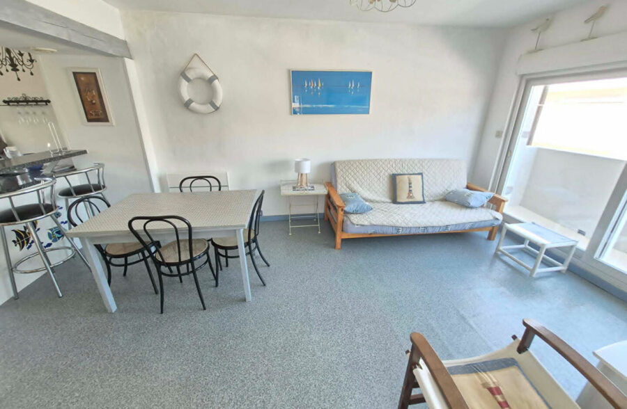 Appartement T2 sur Berck-Plage de 41,67 m2 + balcon ,  à 300 mètres de la plage .