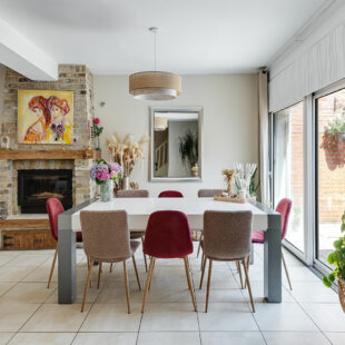 Maison flamande semi-indiv rénovée -110 m²  – 3 chambres – Jardin- Garage –