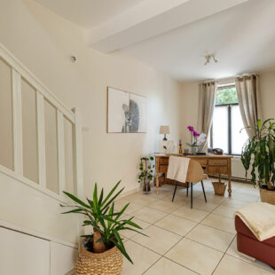 Maison flamande semi-indiv rénovée -110 m²  – 3 chambres – Jardin- Garage –