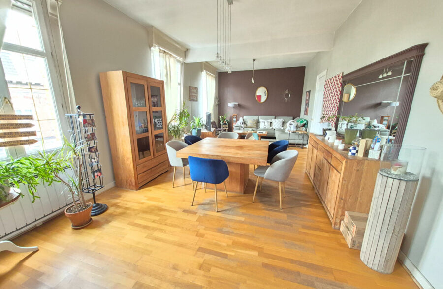 Appartement Haubourdin 113 M² hab, 3 ch, jardin, garage
