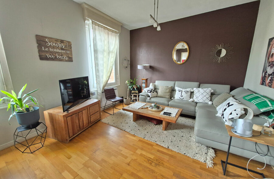 Appartement Haubourdin 113 M² hab, 3 ch, jardin, garage