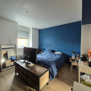 Halluin centre Immeuble de rapport avec local commercial, appartements T4 et T3, et grand garage
