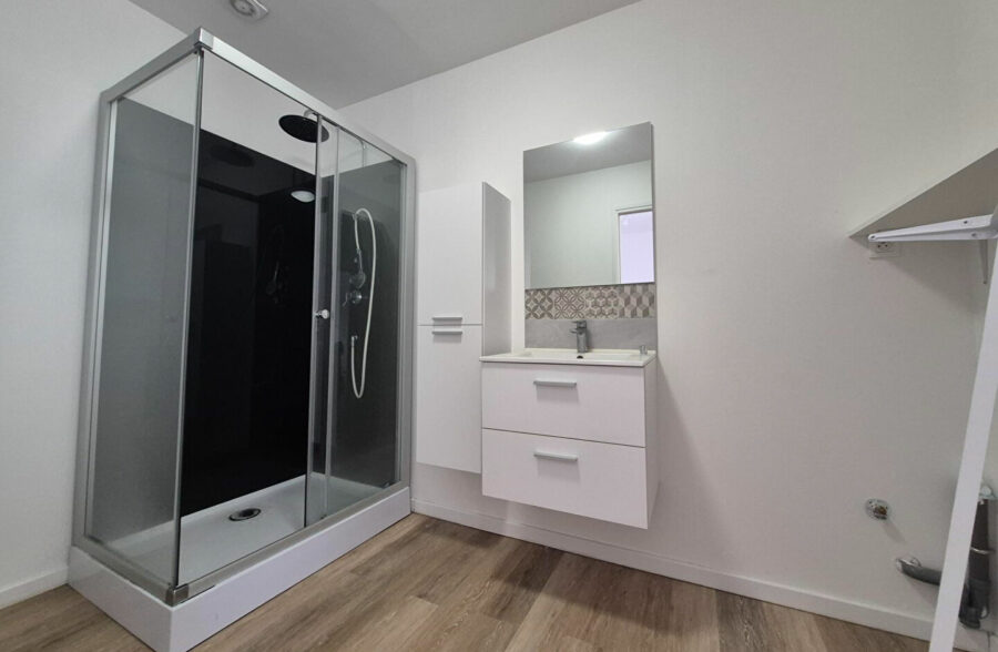 Halluin centre Immeuble de rapport avec local commercial, appartements T4 et T3, et grand garage