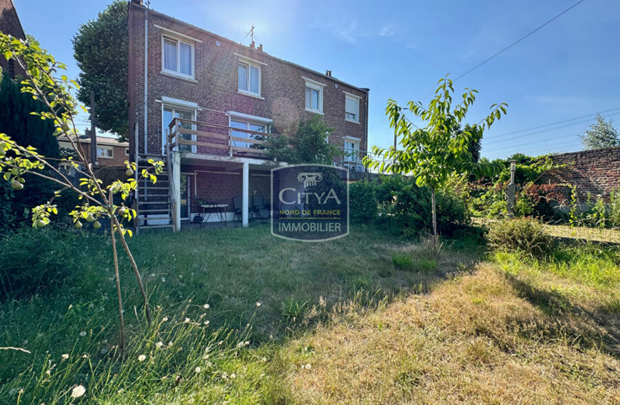 CITYA NORD DE FRANCE : MAISON 3 CHAMBRES – GARAGE – JARDIN – TERRASSE