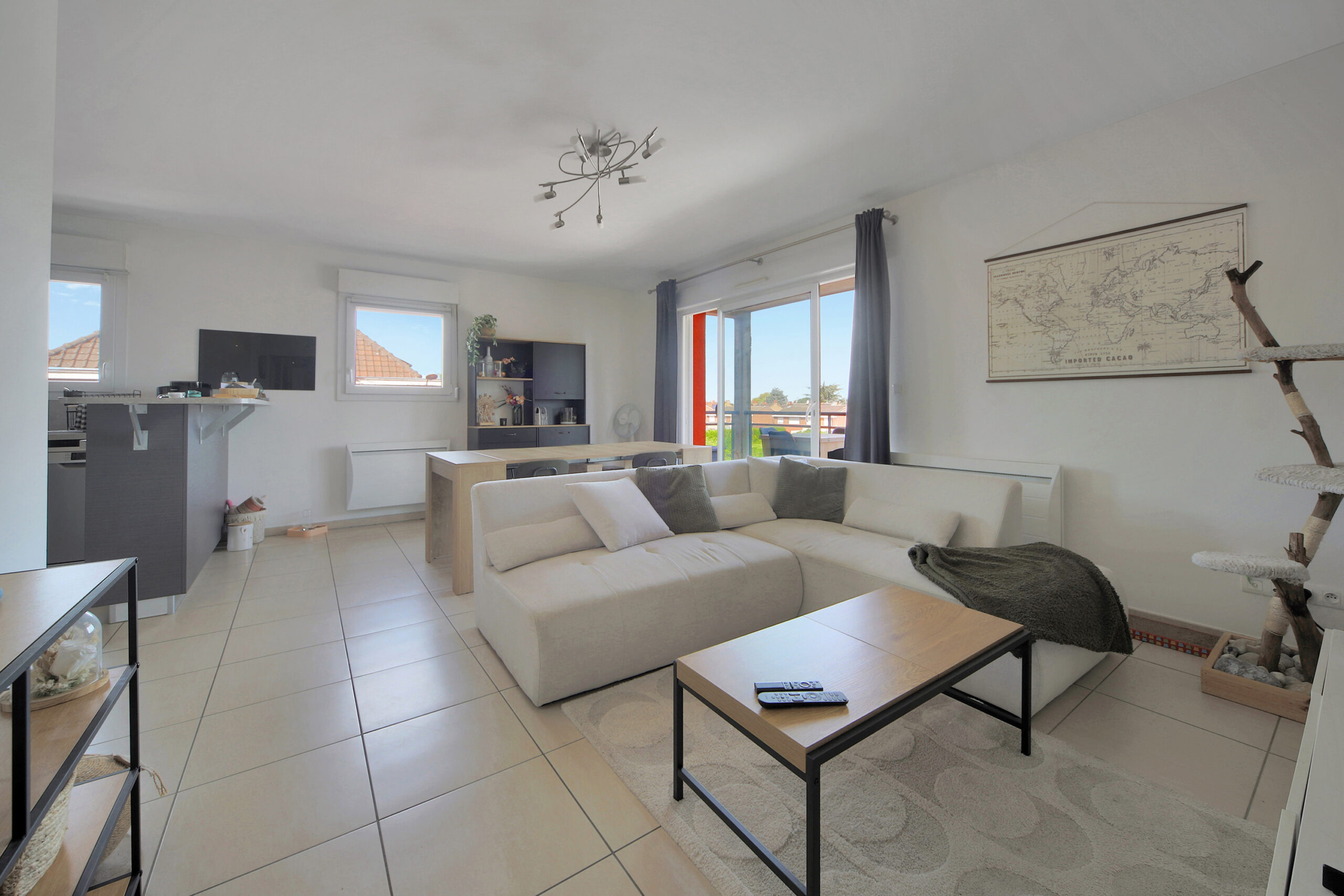Appartement type 3 71m²  garage+parking