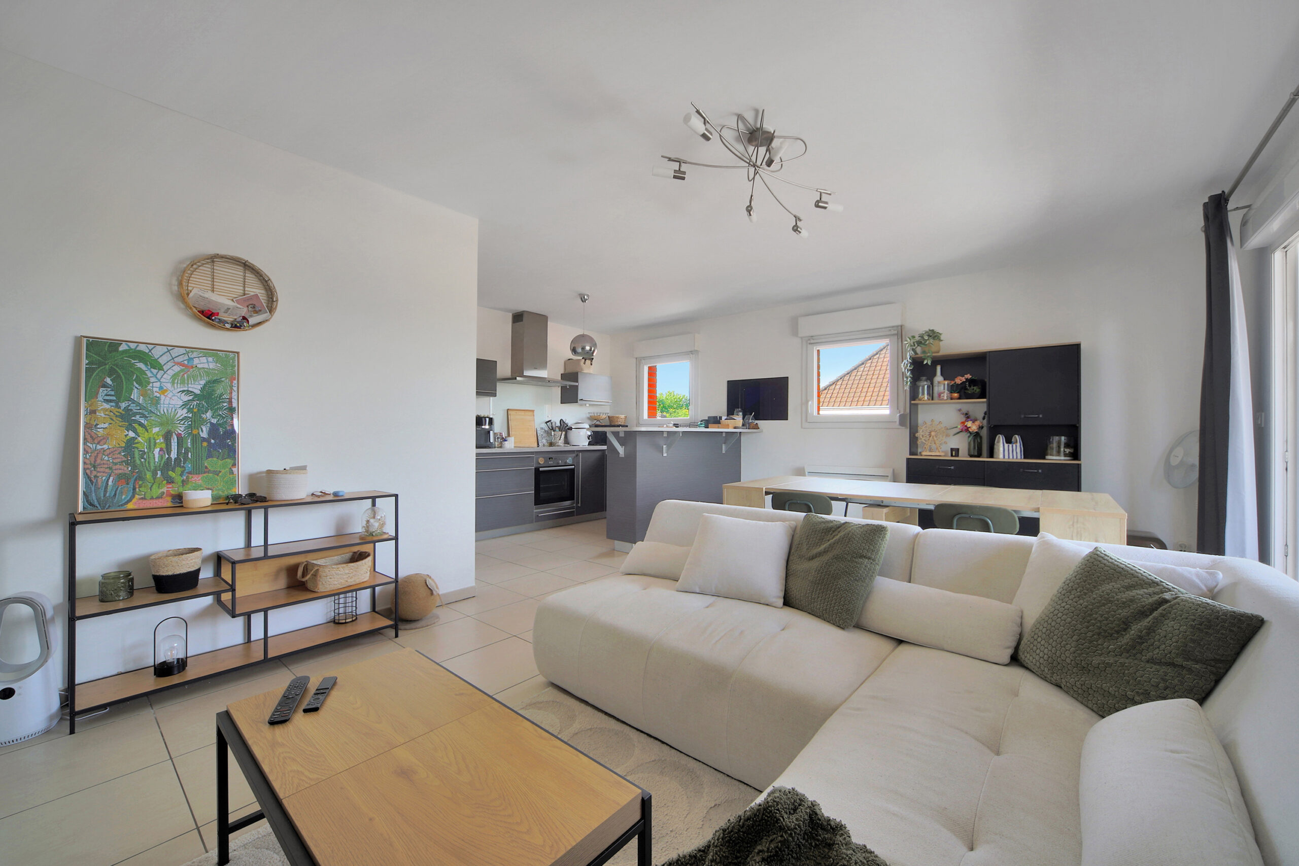 Appartement type 3 71m²  garage+parking