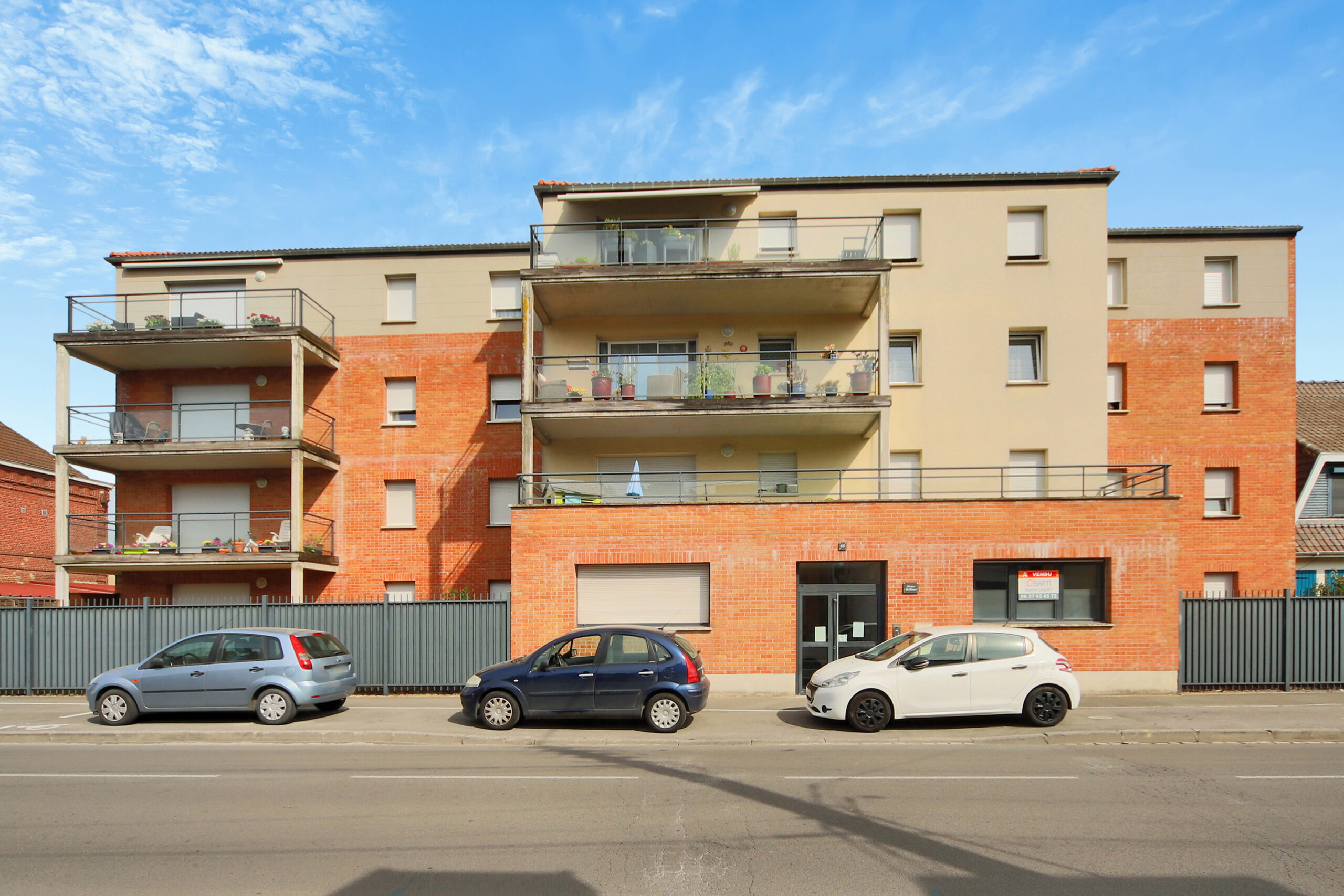 Appartement type 3 71m²  garage+parking