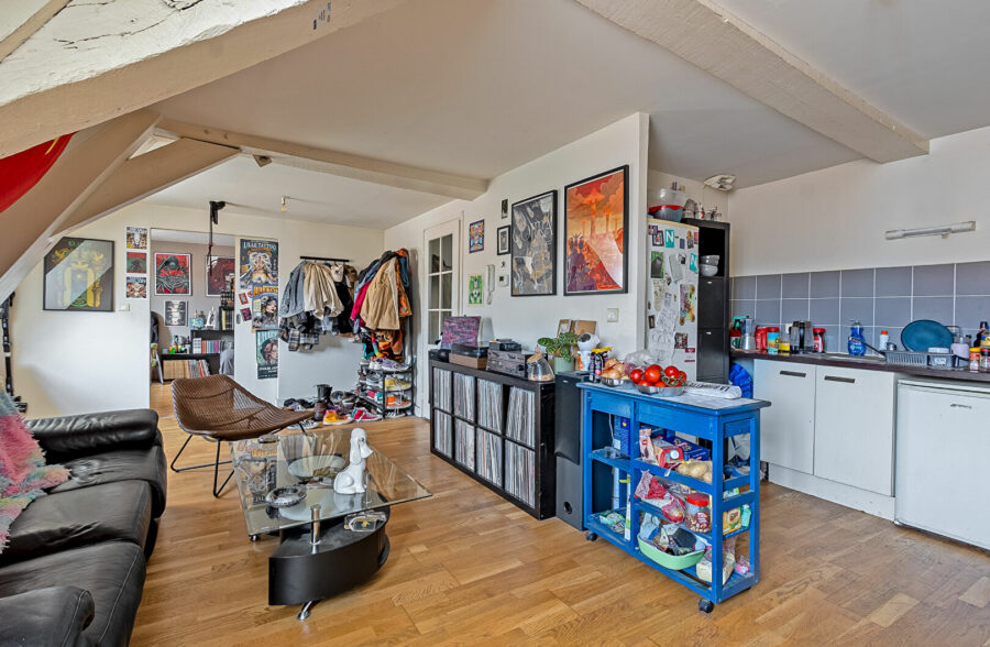 VIEUX LILLE – DUPLEX  4 pieces 82m²  (68,5 m² CARREZ)  + cave – Vendu loué