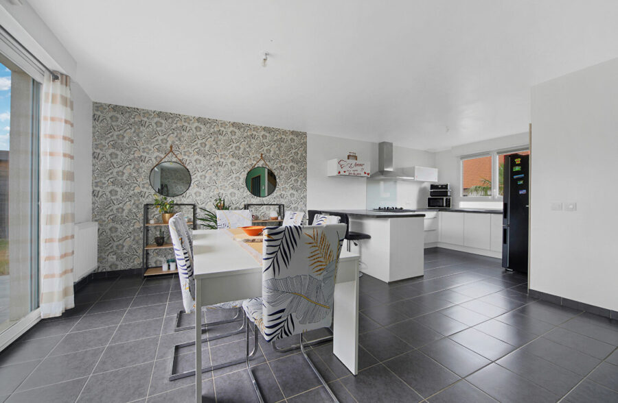 WINGLES – Maison individuelle 3 ch, jrdin, garage.