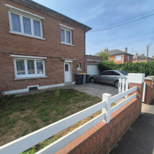 Maison semi individuelle: 3 chambres, jardin, garage