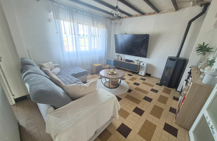 Maison semi individuelle: 3 chambres, jardin, garage