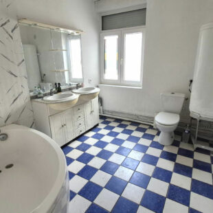 Croix, maison 110 m², 4 chambres + cour