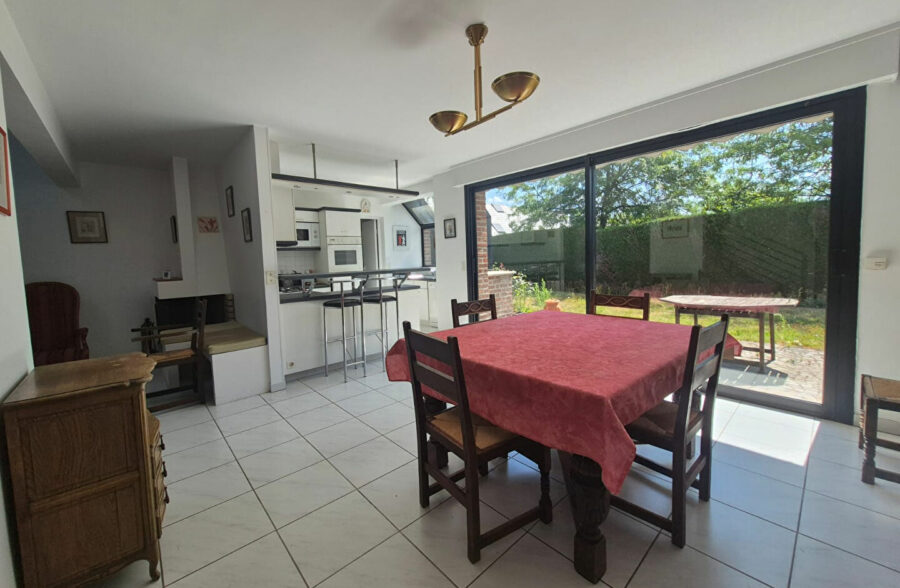 Maison contemporaine 110m² jardin, grand  garage
