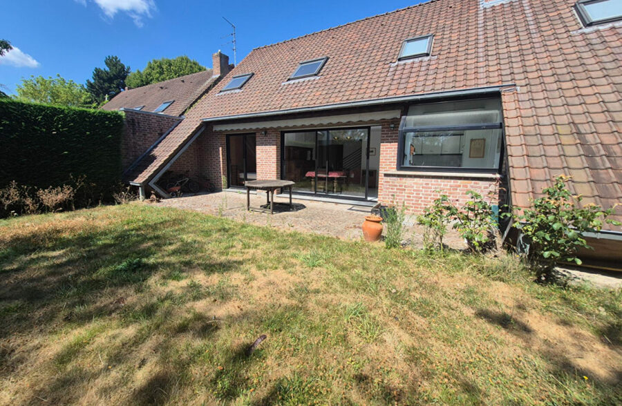Maison contemporaine 110m² jardin, grand  garage