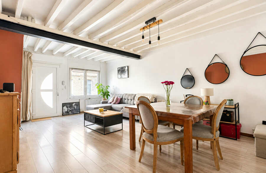 Maison Villeneuve D Ascq 2chs + jardin + accés moto
