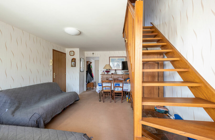 Duplex 2 chambres, terrasse et cave à Merlimont-Plage