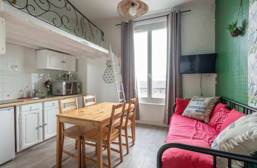 Studio cabine plein centre du Touquet