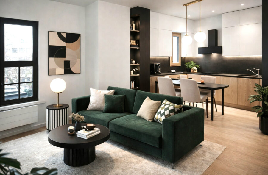 Appartement proche du Golf d’ANZIN de 45.76 m2