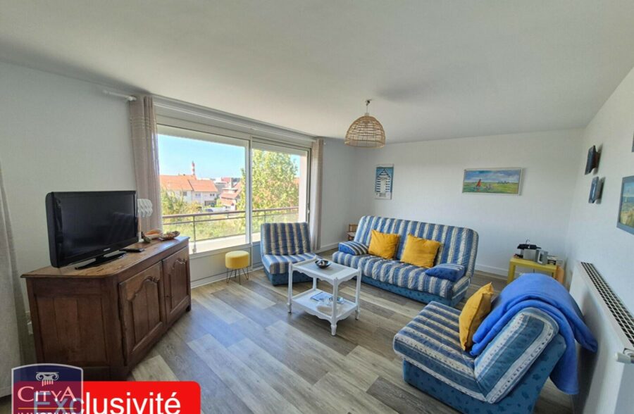 Beau T3 lumineux avec balcon filant – Berck plage