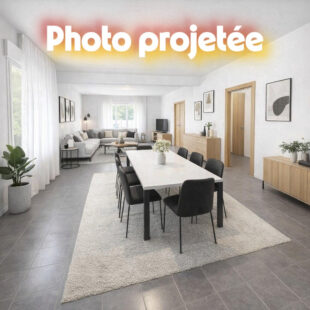 Pavillon individuel semi plain pieds