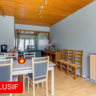 Croix, maison semi individuelle, 4 chambres, 2 terrasses, garage 2 voitures + parking