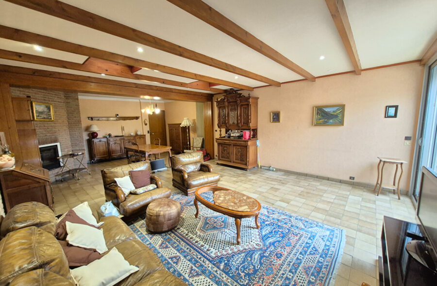 Maison Emmerin, 120 m² hab, vaste séjour, 2/3 chambres, jardin