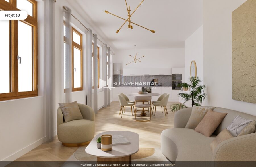 LILLE HELLEMMES – APPARTEMENT – LUMINEUX – CENTRE VILLE