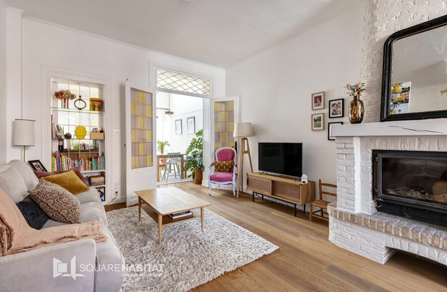Coup de coeur assuré ! Maison 1930 rénovée – 110 m² – 3 chambres – jardin &nbsp;Sous compromis&nbsp;
