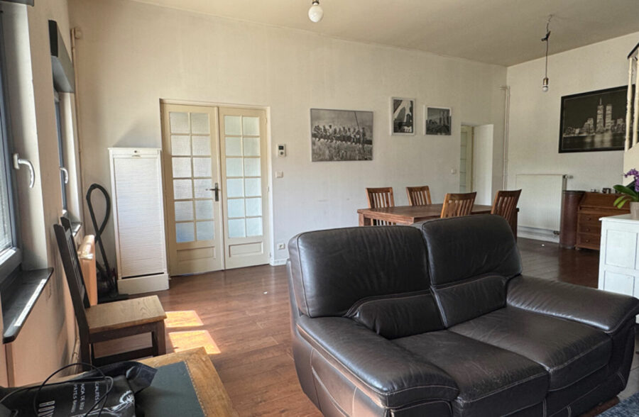 Longère semi-flamande – 107 m² – Terrasse, jardin, grand garage