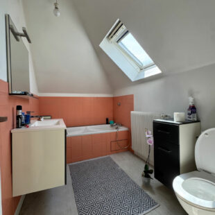 Longère semi-flamande – 107 m² – Terrasse, jardin, grand garage