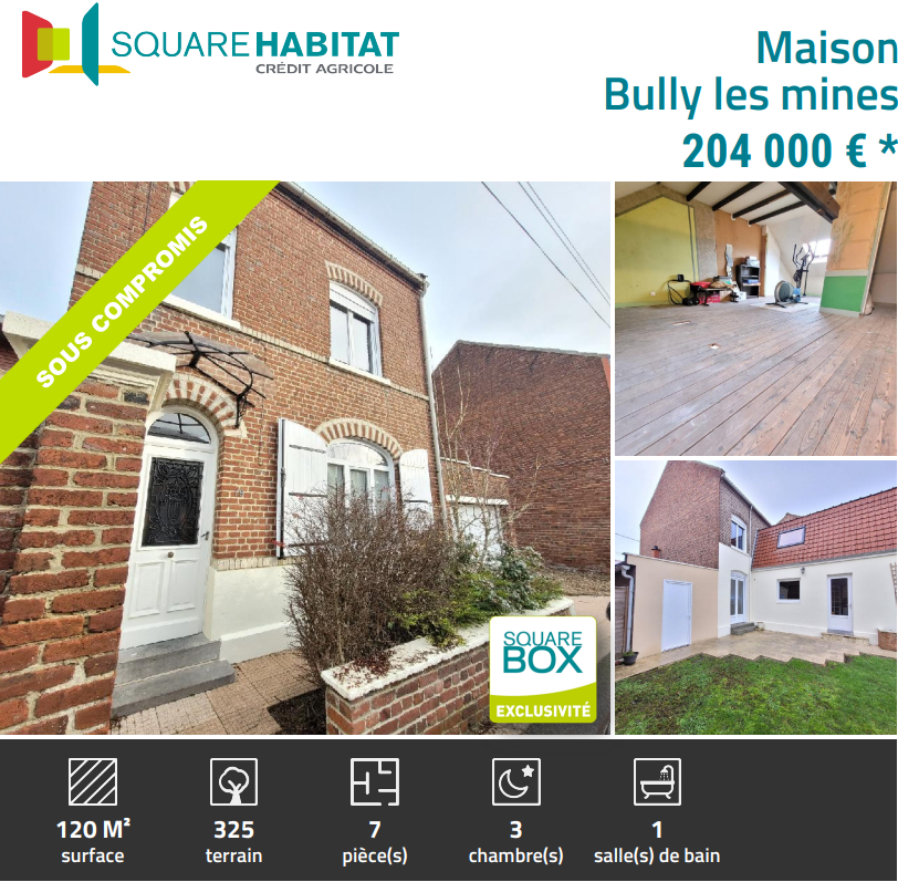 Maison Bully Les Mines 7 pièce(s) 120 m2