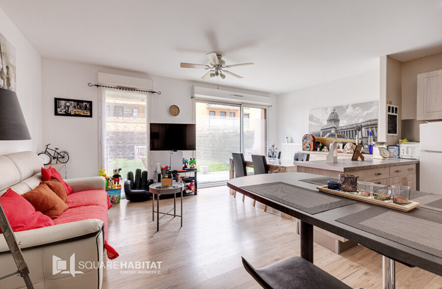 Appartement Type 3 en rez de jardin